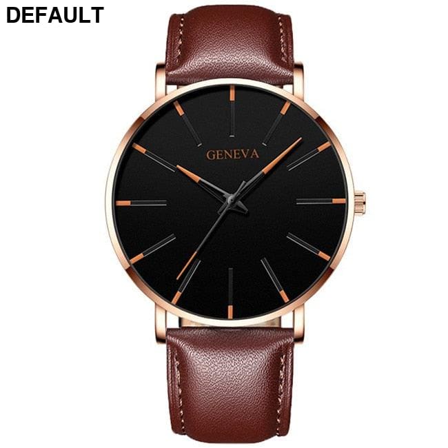 Stylish Men’s Watches L Orange Rose Gold Men Quartz Best Selling Products