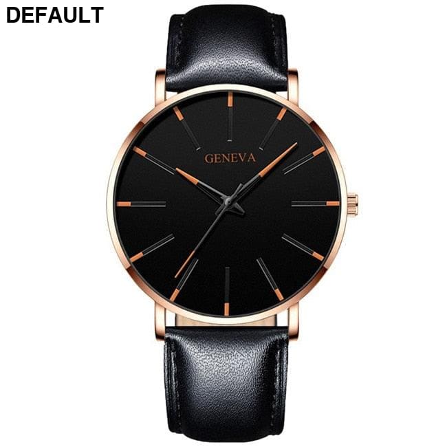 Stylish Men’s Watches L Rose Gold Orange Men Quartz Best Selling Products