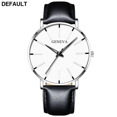 Stylish Men’s Watches L Silver Black Men Quartz Best Selling Products