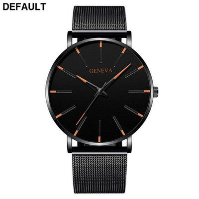 Stylish Men’s Watches M Black Orange Men Quartz Best Selling Products