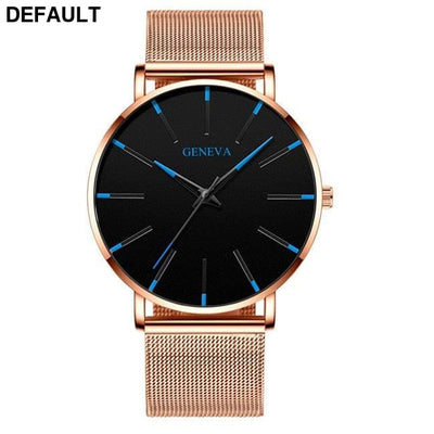 Stylish Men’s Watches M Rose Gold Blue Men Quartz Best Selling Products