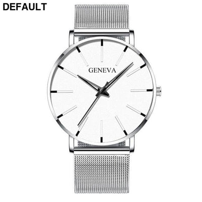Stylish Men’s Watches M Silver White Men Quartz Best Selling Products