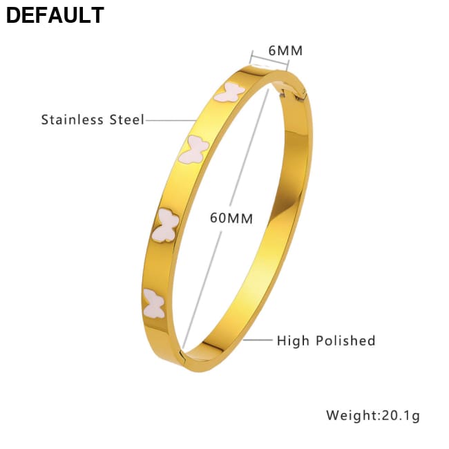 Stylish Versatile Stainless Steel Bracelet With A Premium B278 Gold White Sterling Silver Bracelets