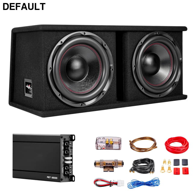 Subwoofer Bass Package 12 in 1200W RMS Dual Car Audio Subwoofers & Enclosures