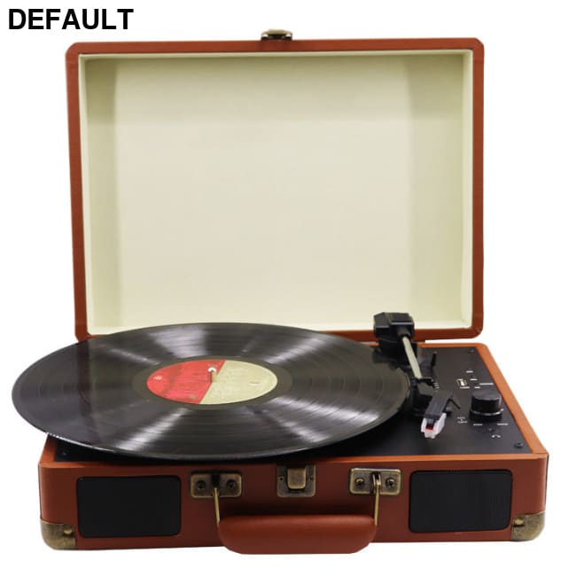 Suitcase Vinyl Record Player Black glue Bluetooth / AU Home Audio Receiver Electronics