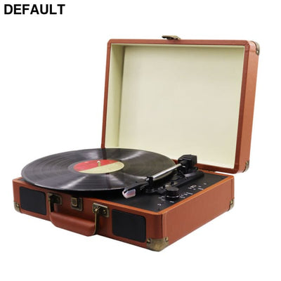 Suitcase Vinyl Record Player Play black glue / AU Home Audio Receiver Electronics