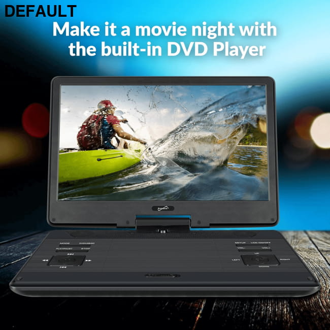 Supersonic 14-Inch Portable LED DVD Player with Built-in Black Players Best Selling Products