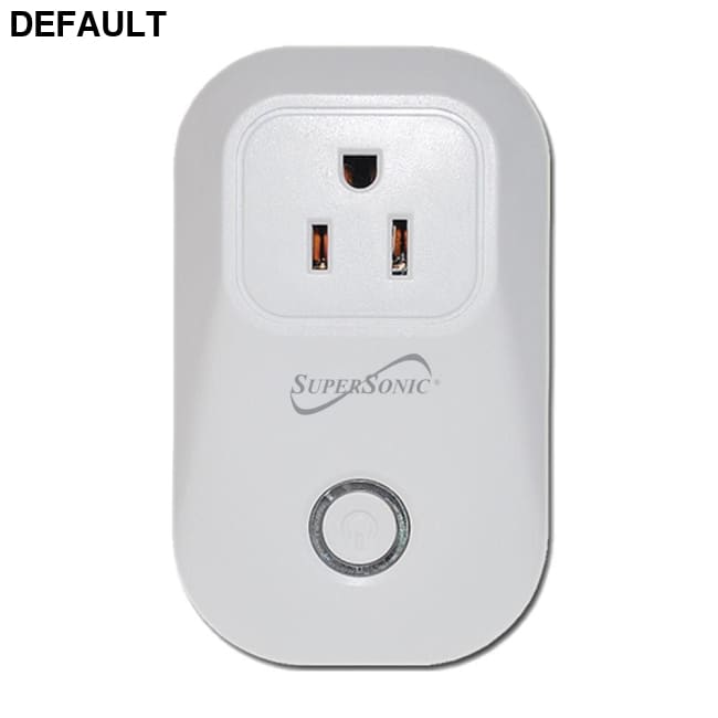 Supersonic 3-Pc. Smart Home Starter Kit with WiFi enabled: HD Camera Plug & Bulb White Security Surveillance Cameras