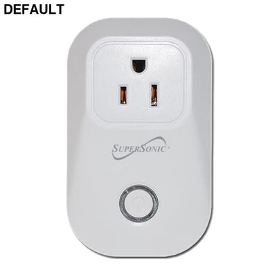 Supersonic 3-Pc. Smart Home Starter Kit with WiFi enabled: HD Camera Plug & Bulb White Security Surveillance Cameras