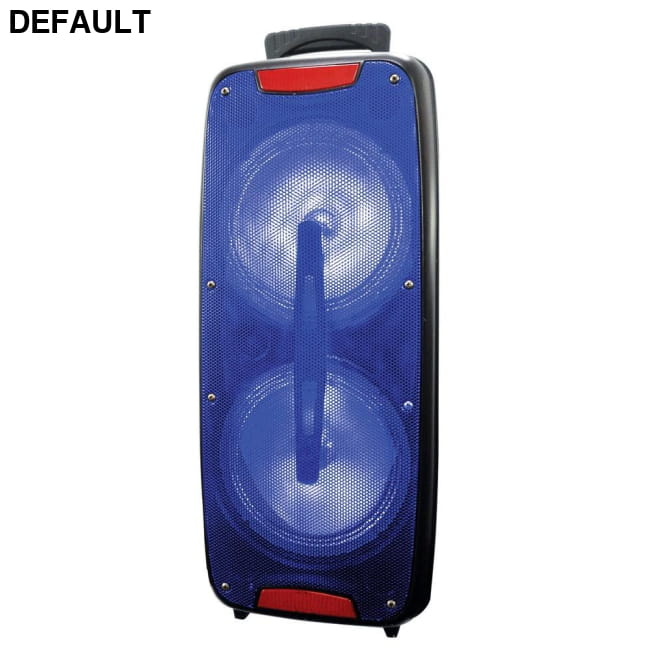 Supersonic IQ-3208DJTWS- Blue Dual 8-Inch Bluetooth Speaker with True Wireless Technology (Blue) Portable Speakers Audio