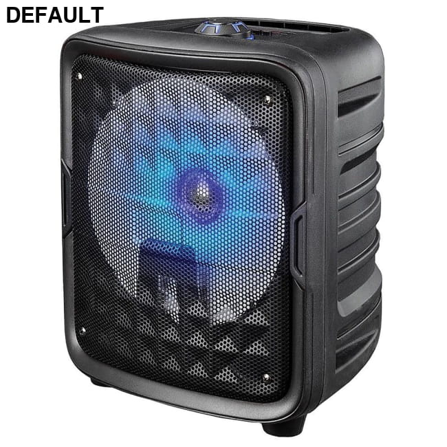 Supersonic IQ-6608DJBT- Black 8-Inch Bluetooth Speaker with True Wireless Technology (Black) Portable Speakers Audio