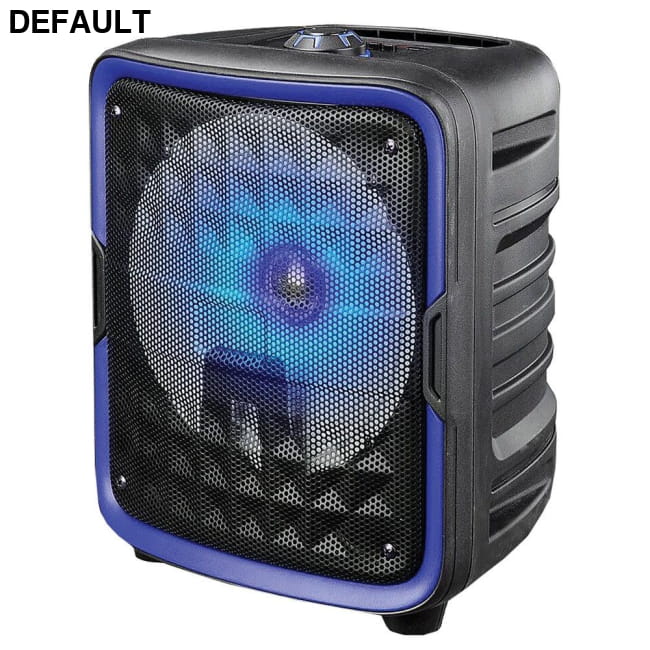 Supersonic IQ-6608DJBT- Blue 8-Inch Bluetooth Speaker with True Wireless Technology (Blue) Portable Speakers Audio