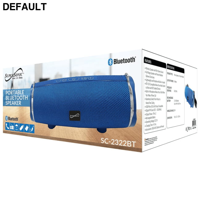 Supersonic Portable Bluetooth Wireless Speaker Mini Speakers