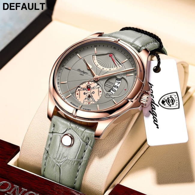 Swiss Brand POEDAGAR Men Watch Fashion Top Luxury Sport 802 GD GN L / 1 Watches