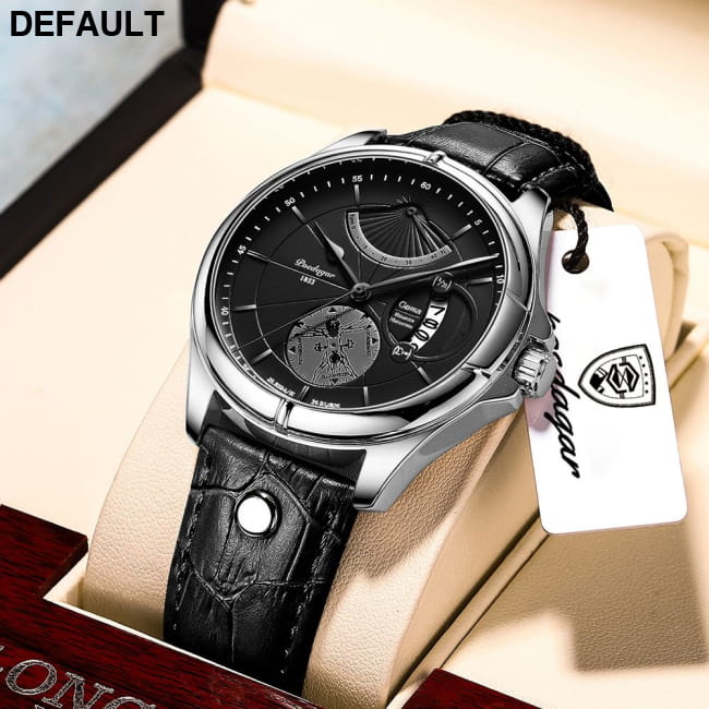 Swiss Brand POEDAGAR Men Watch Fashion Top Luxury Sport 802 SL BK L / 1 Watches