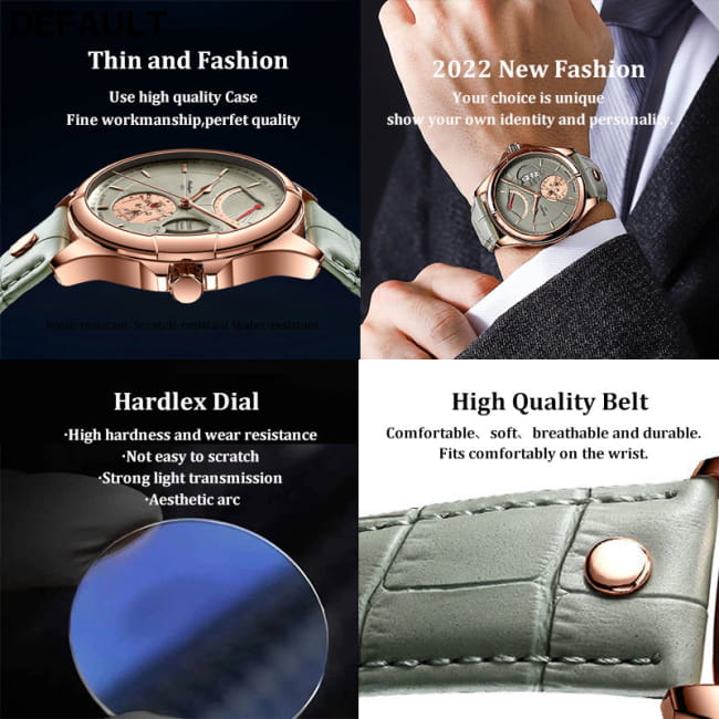 Swiss Brand POEDAGAR Men Watch Fashion Top Luxury Sport Watches