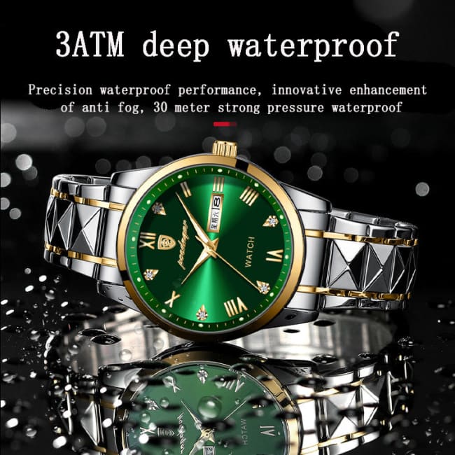 Swiss Waterproof Glow Double Calendar Men’s Watch Design Fashion Men Quartz Watches Best Selling Products