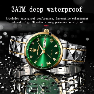 Swiss Waterproof Glow Double Calendar Men’s Watch Design Fashion Men Quartz Watches Best Selling Products