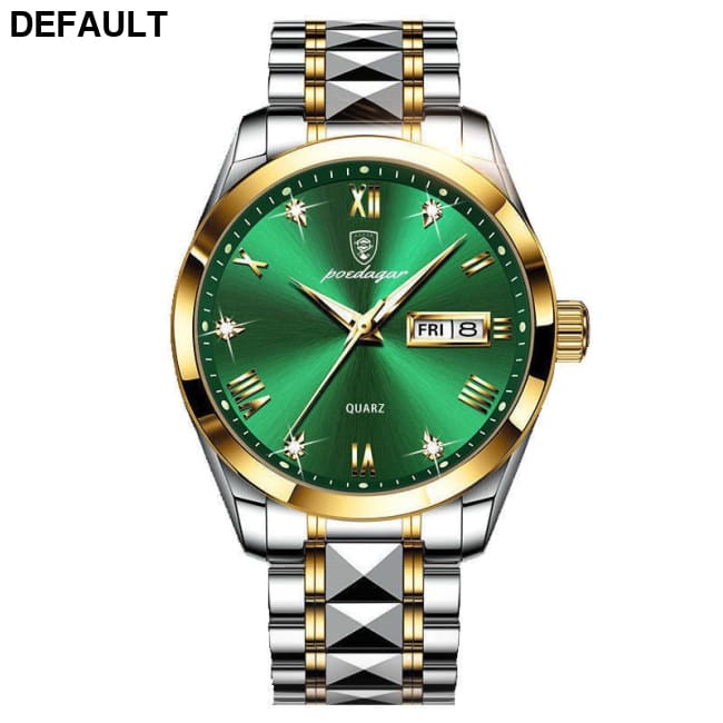 Swiss Waterproof Glow Double Calendar Men’s Watch Design Fashion Men Quartz Watches Best Selling Products