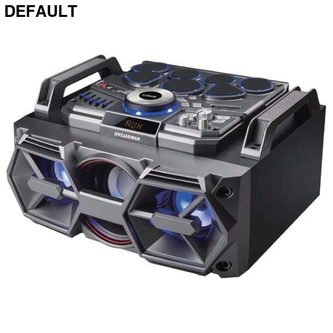 SYLVANIA SP770 Portable 2.1-Channel 50-Watt-Max DJ Bluetooth Speakers Audio Electronics