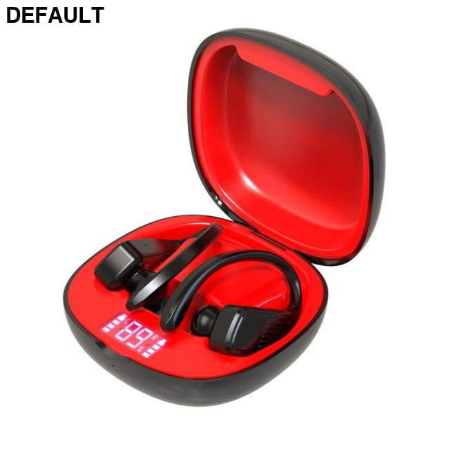 T11 Led Display Bluetooth Earphones TWS Wireless Sports Red Mini Electronics