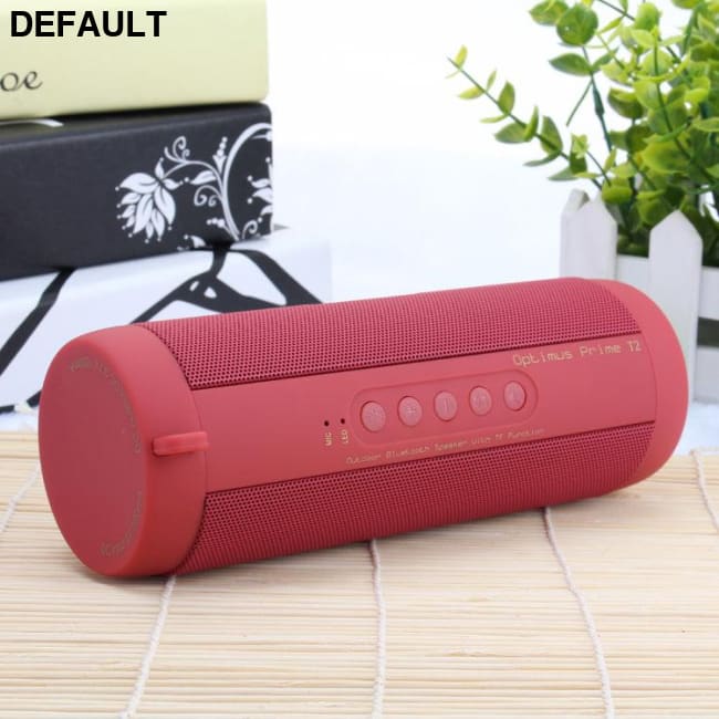 T2 Bluetooth Speaker Waterproof Portable Outdoor Wireless Mini Column Box Support TF card FM Stereo Hi-Fi Boxes