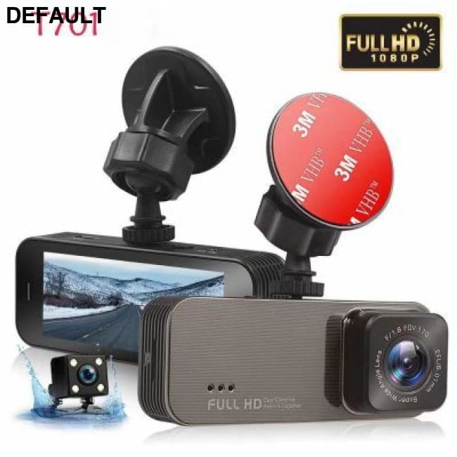 T701 Full 1080P Dash Cam DVR Camera Car Video Recorder Dashcam 140° Wide Angle Loop Recording Night Vision G-Sensor