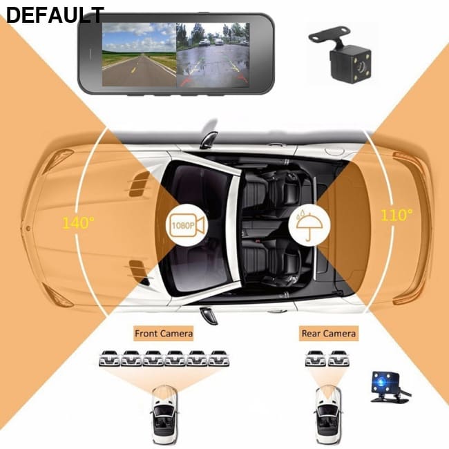 T701 Full 1080P Dash Cam DVR Camera Car Video Recorder Dashcam 140° Wide Angle Loop Recording Night Vision G-Sensor