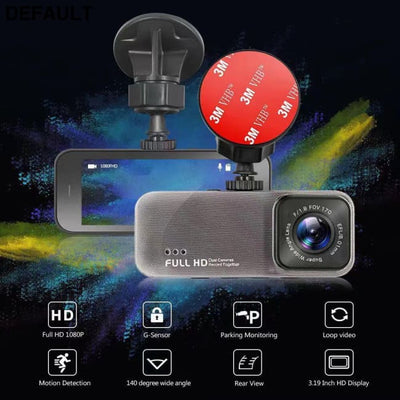 T701 Full 1080P Dash Cam DVR Camera Car Video Recorder Dashcam 140° Wide Angle Loop Recording Night Vision G-Sensor