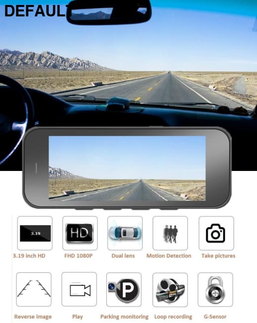T701 Full 1080P Dash Cam DVR Camera Car Video Recorder Dashcam 140° Wide Angle Loop Recording Night Vision G-Sensor