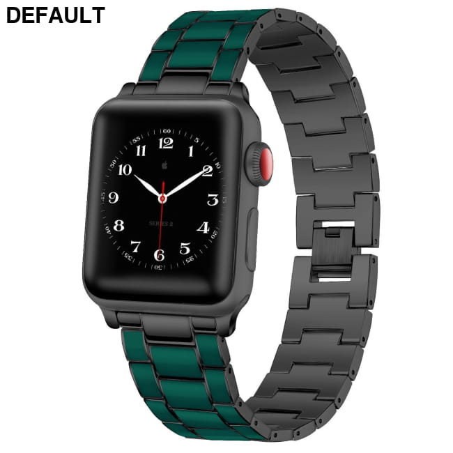 Three-bead Epoxy Metal Zinc Alloy Bracelet Green glue black belt / 38mmor40mm Women Bracelets Best Selling Products