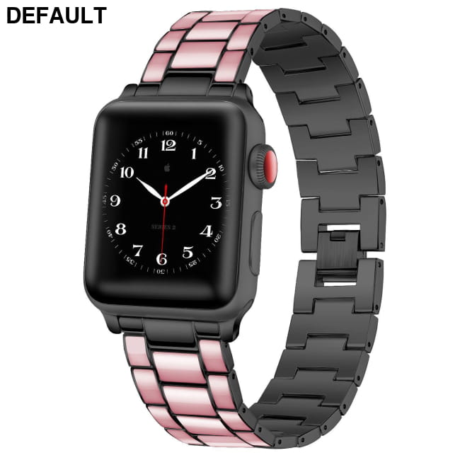 Three-bead Epoxy Metal Zinc Alloy Bracelet Powder rubber black belt / 38mmor40mm Women Bracelets Best Selling Products