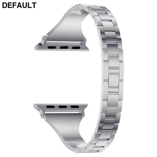 Three-bead Paste Belt Drill Stainless Steel Metal Strap Women Watches
