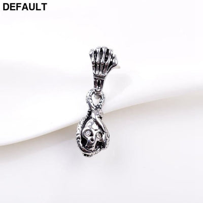 Titanium Steel Casting Ghost Head Ear Studs Men Personalized Earrings