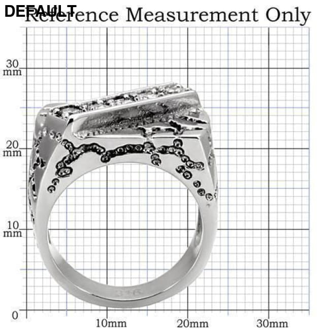 TK124 - High polished (no plating) Stainless Steel Ring Men Rings
