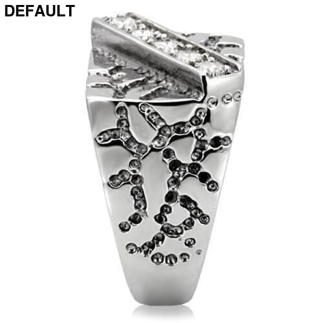 TK124 - High polished (no plating) Stainless Steel Ring Men Rings