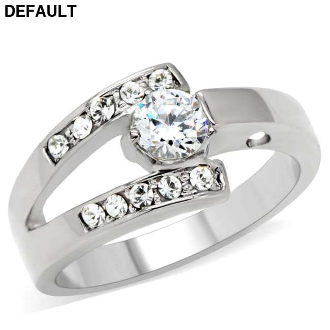 TK189 - High polished (no plating) Stainless Steel Ring 6 Sterling Silver Rings - Best Selling Products