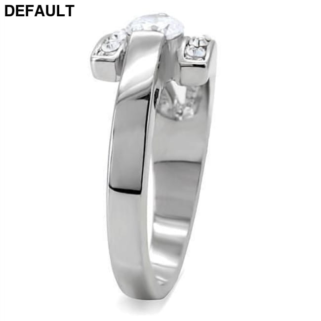 TK189 - High polished (no plating) Stainless Steel Ring Sterling Silver Rings - Best Selling Products