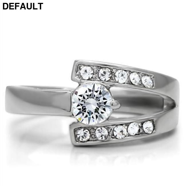 TK189 - High polished (no plating) Stainless Steel Ring Sterling Silver Rings - Best Selling Products