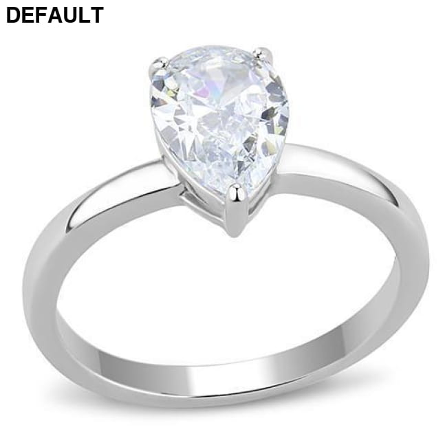 TK3251 - High polished (no plating) Stainless Steel Ring 8 Sterling Silver Rings - Jewelry