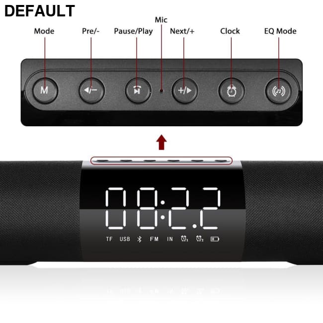 TOPROAD Bluetooth Soundbar with Subwoofer Home Theater Speakers Electronics