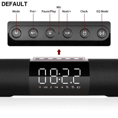 TOPROAD Bluetooth Soundbar with Subwoofer Home Theater Speakers Electronics