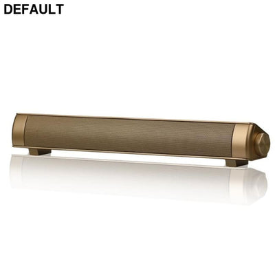 TOPROAD Portable Column Bluetooth Speaker Receiver Parlantes 3D Surround Subwoofer HIFI Soundbar Boombox gold Speakers