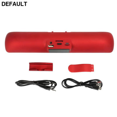 TOPROAD Portable Wireless Bluetooth Speaker Super Bass Stereo Dual Loudspeaker TF FM Radio USB LCD Mini Speakers