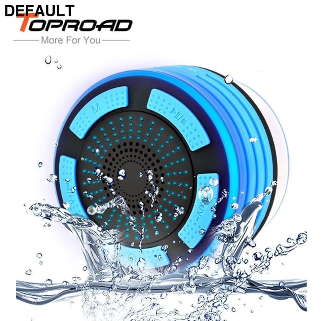 TOPROAD Waterproof Wireless Stereo Bluetooth Speaker Portable Shower Sounders LED Light Handsfree Mini Speakers