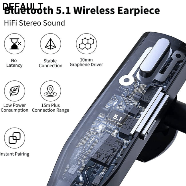Trucker Wireless Headset Bluetooth 5.1 Earpiece Dual Mic Best Selling Products