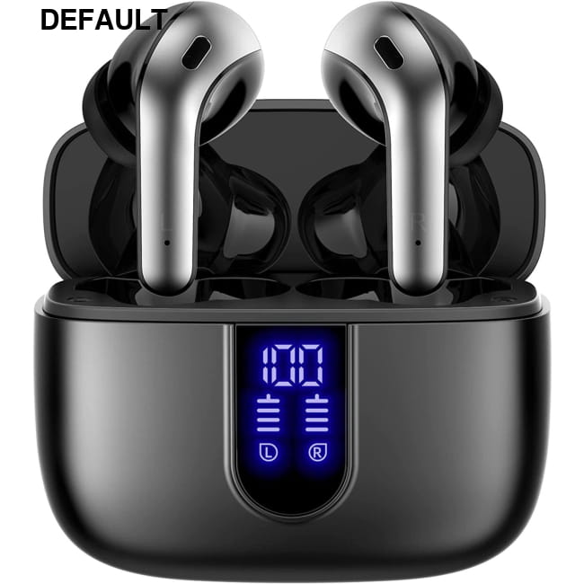 true wireless earbuds with power display Black / M Mini Bluetooth Earphones Electronics Accessories