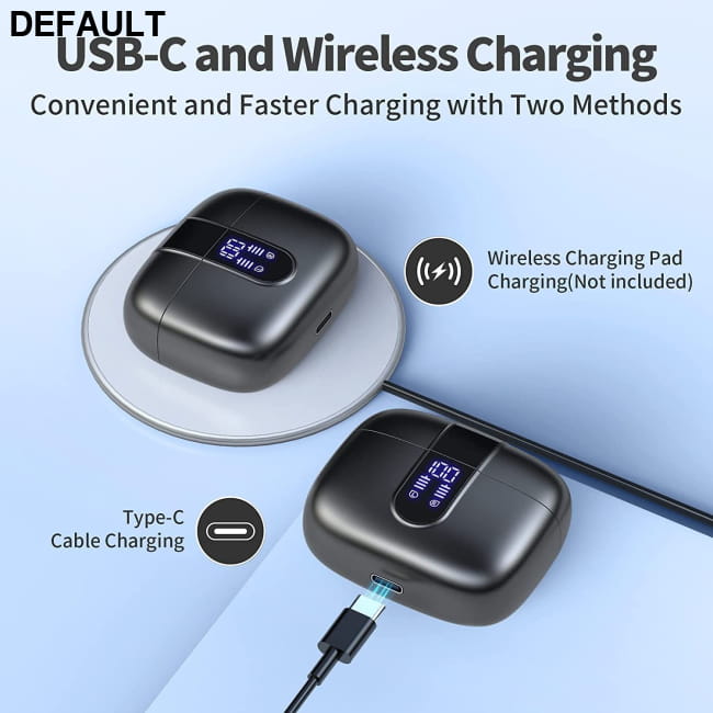 true wireless earbuds with power display White / M Mini Bluetooth Earphones Electronics Accessories