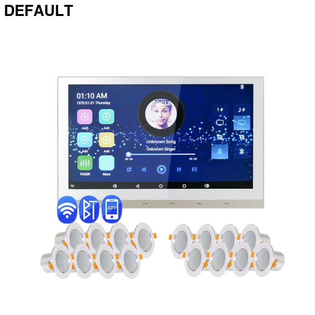 Tuya Smart Panel for Modern Ceiling Speaker Integration Home Audio Receiver & Video Receivers