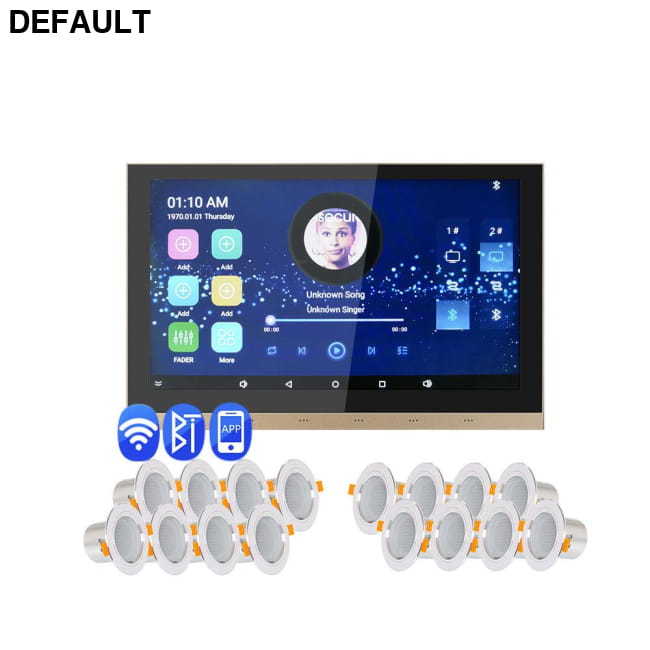 Tuya Smart Panel for Modern Ceiling Speaker Integration Home Audio Receiver & Video Receivers
